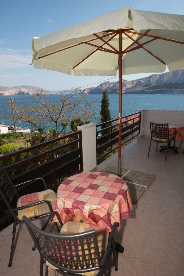 Double Rooms Jasna With Sea View Baška Exteriör bild